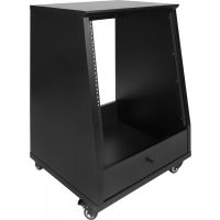 Gator Frameworks Meuble rack 12U pan incliné Elite Studio bois noir - Vue 3